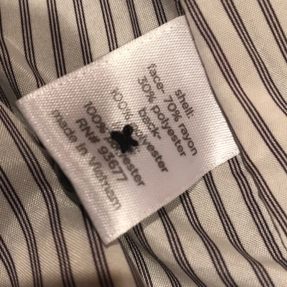 Blazer charcoal gray pinstripe XS EUC - Picture 6 of 8